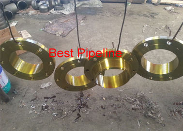 300LBS Pressure Flat Face Weld Neck Flange , Weld Neck Pipe Flanges Long Lifetime