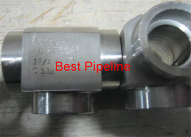 Stainless Steel Forged Pipe Fittings ANSI/ASME B 1.20.1 Long Service Life