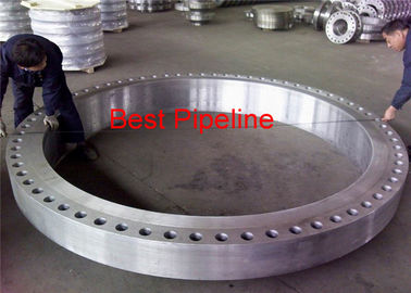 300LBS Pressure Flat Face Weld Neck Flange , Weld Neck Pipe Flanges Long Lifetime